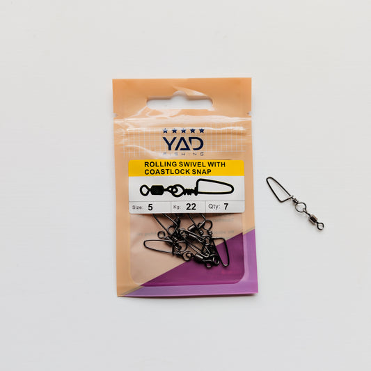 YAD Rolling Swivel with Coastlock Snap