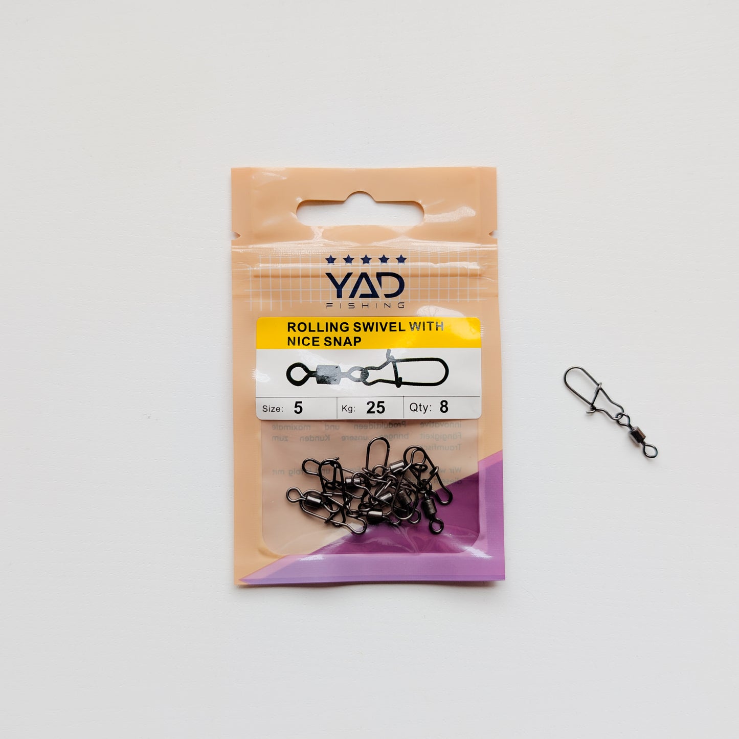 YAD Rolling Swivel with Nice Snap