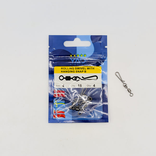 YAD SW Rolling Swivel with Hanging Snap B