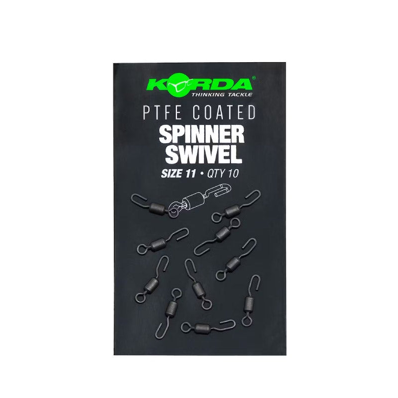 Korda PTFE Spinner Swivel Size 11 (8pcs)