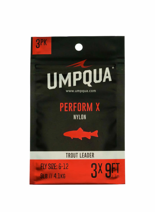 Umpqua Perform X Trout 10ft Leader (3-pack)
