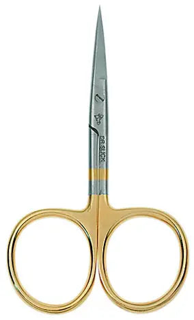 Dr. Slick All Purpose Scissor, 4″, Gold Loops, Straight - SAP4G