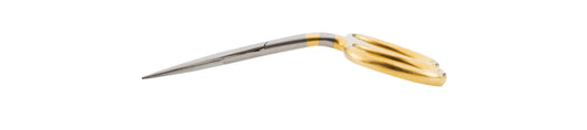 Dr. Slick All Purpose Scissors, 4", Bent Shaft, Gold Loops, Straight