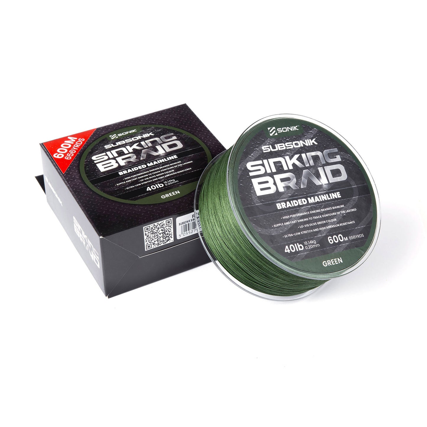 Sonik Subsonik Sinking Braid 40LB (0,20mm) 600 METER