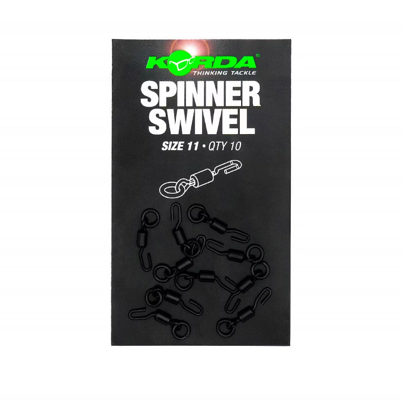 Korda Spinner Swivels Sz 11 (12pcs)