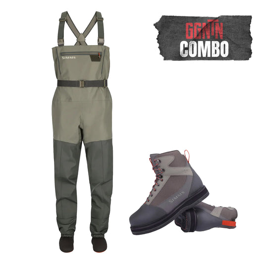 Wader package: Simms Tributary waders + waders (felt sole)