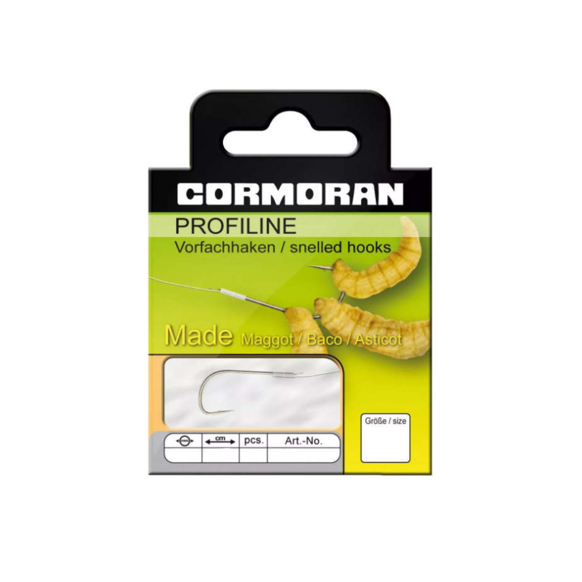 Cormoran Profiline MAGGOT ready-made paws with hook, 10-pack