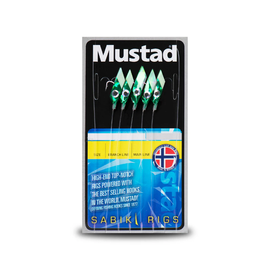 Mustad Green Piscator Crochet 5-hooks