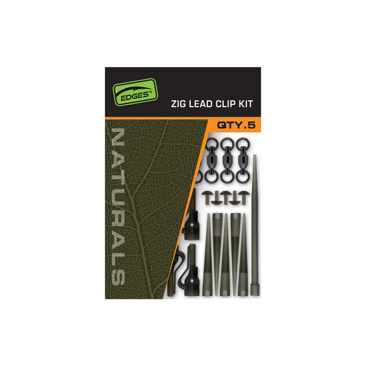 Fox Edges Naturals Zig Lead Clip Kit
