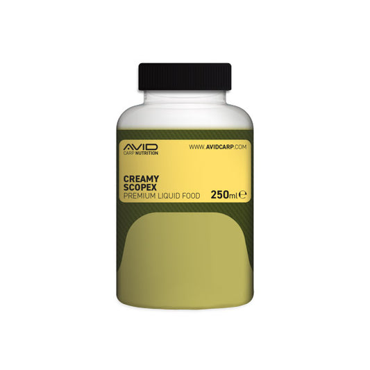 Avid Carp Creamy Scopex Liquid Food 250ml 