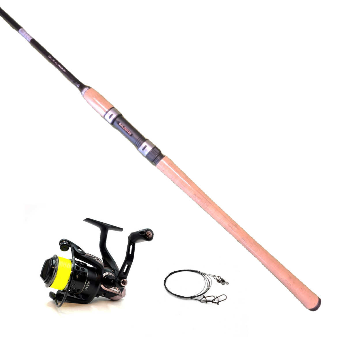 Allroundkit: Balzer Magna Magic X 8ft 10-45g + MK Adventure 3000 (inkl. påspolad flätlina)