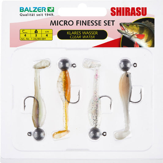 Balzer Shirasu Micro Finesse (Squid Aroma), 3g Jighead hook size 4