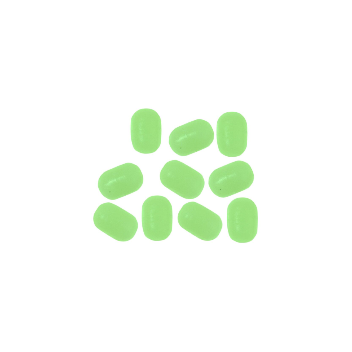 Balzer SEA Hårda Fluopärlor Oval, 10-pack - 12mm