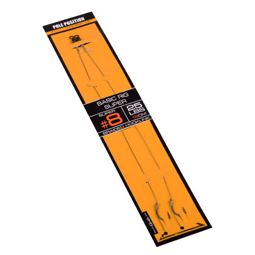 Pole Position Basic Rig Specialist 2-pack (Färdig karp rig)