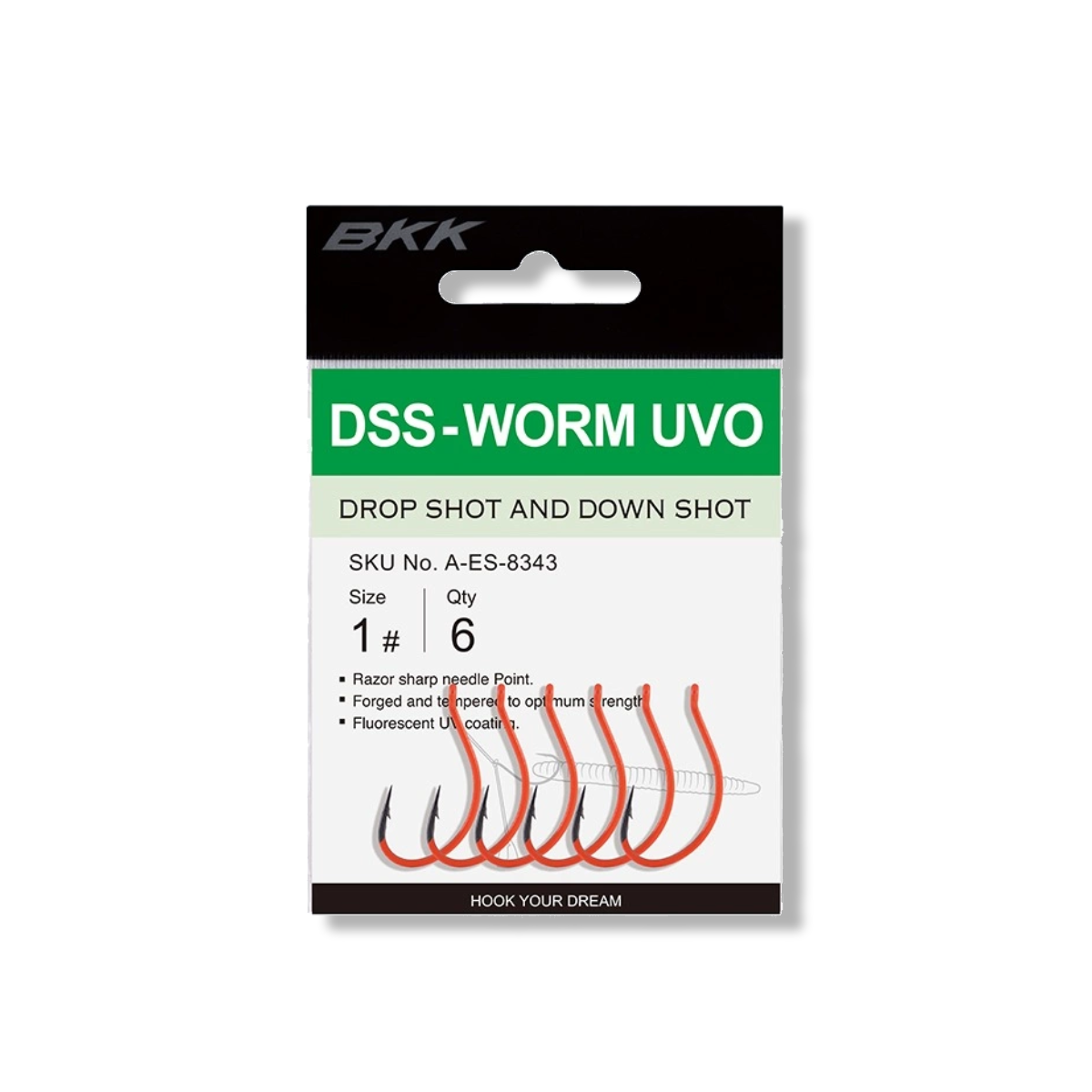 Bkk worm uvo hook