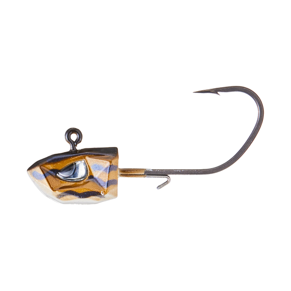 BKK Refrax Jig Head Jig skull (Natural Goby), 3-pack
