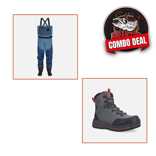 Vadarpaket: Simms Freestone vadarbyxor + vadarskor (filtsula)