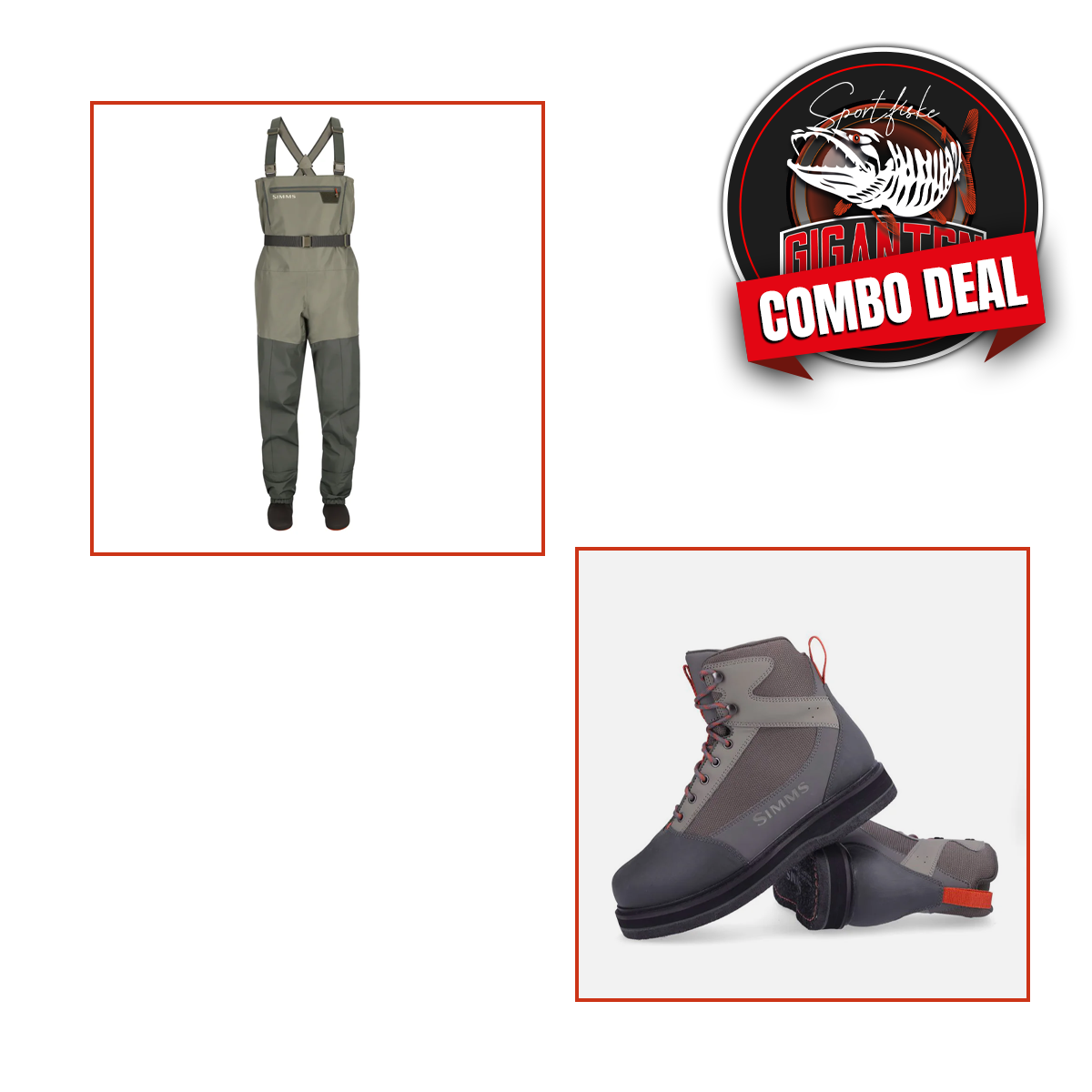 Wader package: Simms Tributary waders + waders (felt sole)