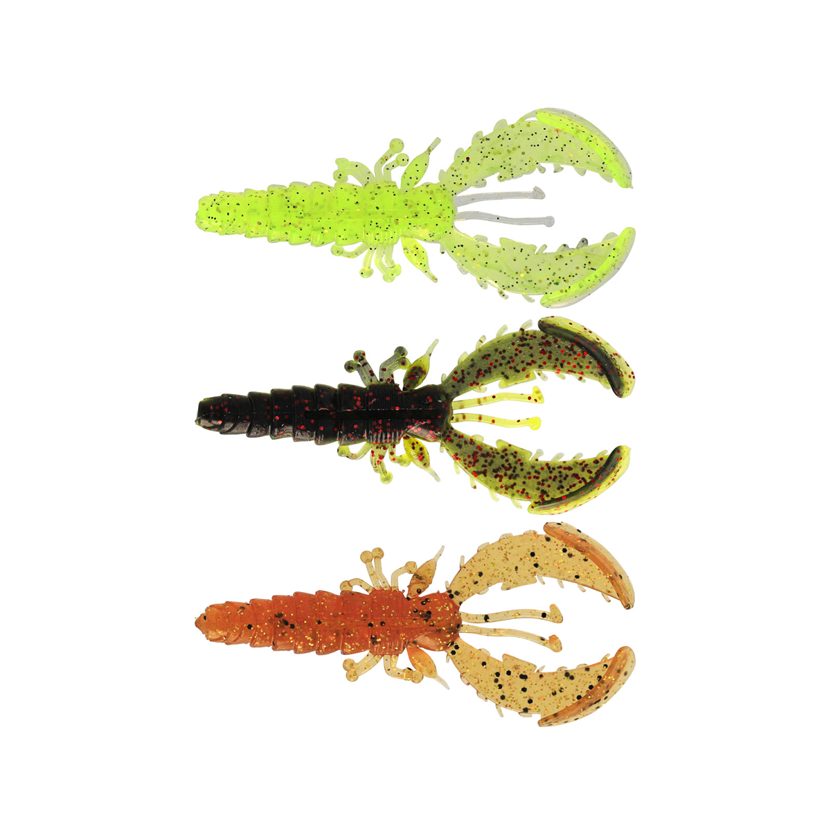 Westin CreCraw Slim Creaturebait 5.5cm 2.16in 1.5g Floating (TPE), 6-pack