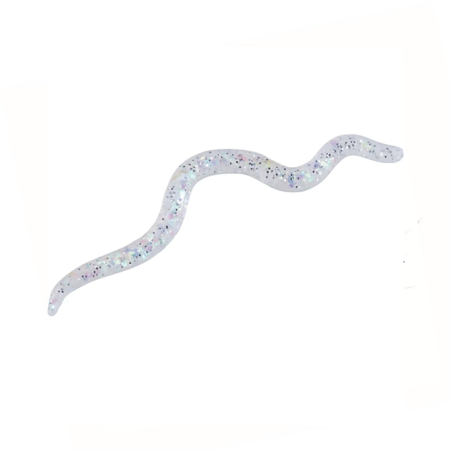 SHIRASU Street Wiggle Worm 8cm 3.15in (TPE), 6-pack