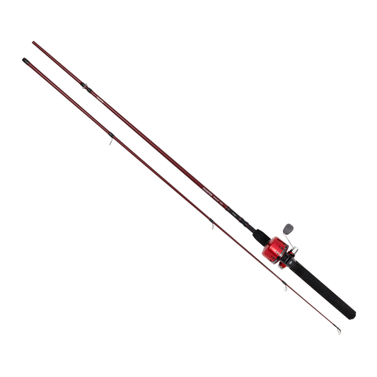 Junior Kit, encapsulated: Daiwa Phantom 100 + 6ft 183cm 5-20g (incl. spooled nylon line), 2-piece