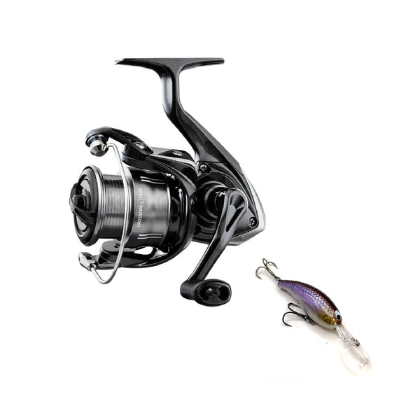 Daiwa 26 Crossfire LT 3000-C, Inkl CF Chibi Shad 2 wobbler (Limited Edition)