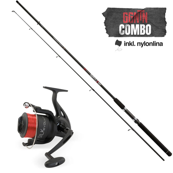Haspelset: Lineaeffe 9ft 30-90g + Silk Evo 70 (inkl påspolad nylonlina)