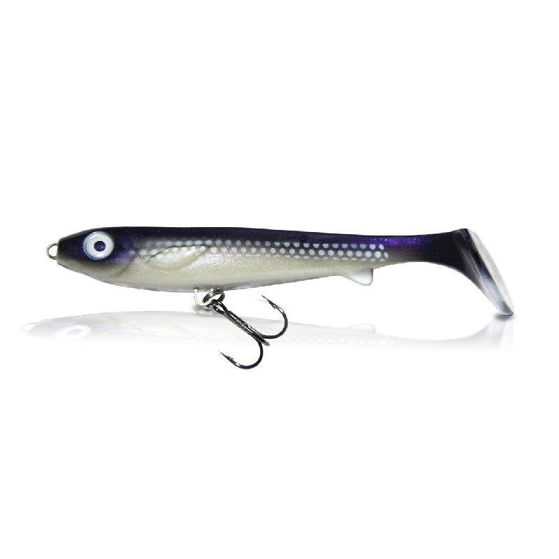 Kanalgratis Flatnose Shad 12cm med Inbyggd Rigg, 3-pack