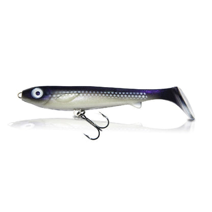 Kanalgratis Flatnose Shad 12cm med Inbyggd Rigg, 3-pack