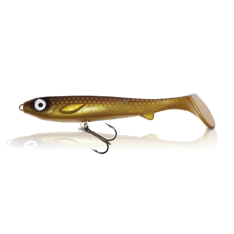 Kanalgratis Flatnose Shad 12cm med Inbyggd Rigg, 3-pack