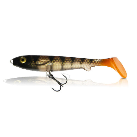 Kanalgratis Flatnose Shad 12cm med Inbyggd Rigg, 3-pack