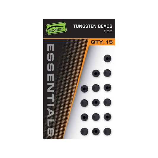 Fox Edges 5mm Tungsten Beads x 15 pcs