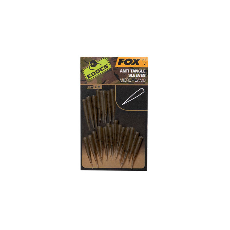 Fox Edges Camo Micro Anti Tangle Sleeves x 25-pack
