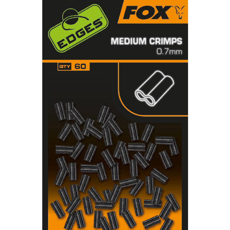 Fox Edges Medium Crimps (0.7mm) x 60-pack