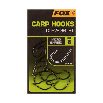 Fox Fox Carp Hooks - Curve Shank Short
