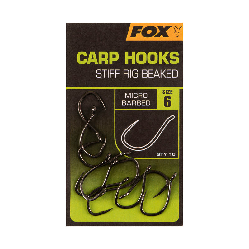 Fox Carp Hooks - Stiff Rig Beaked