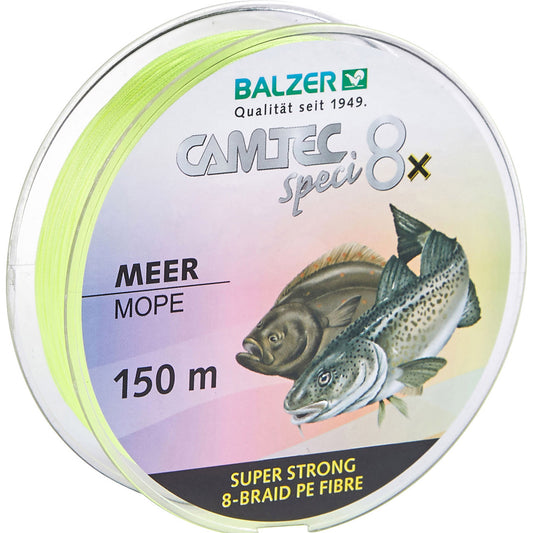 Balzer Camtec Speci X8 Flätlina 0.21 mm, 150 meter - Havsfiske
