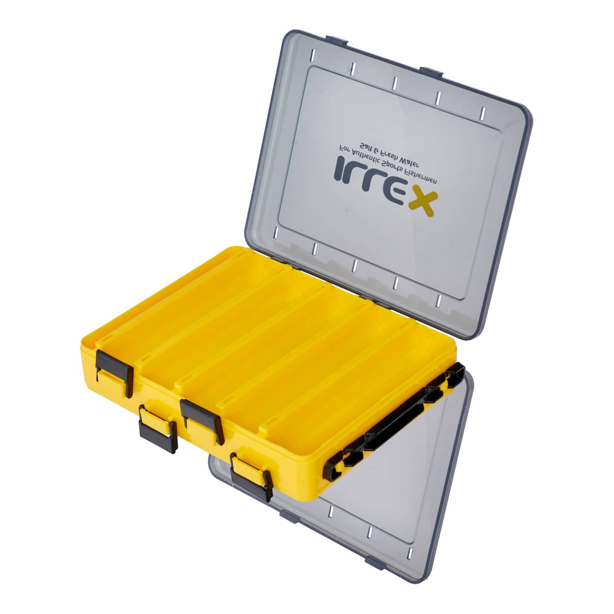 Illex Tackle Box Reversible 205 VC Two Sided Case Betesbox (205x170x48mm), Yellow