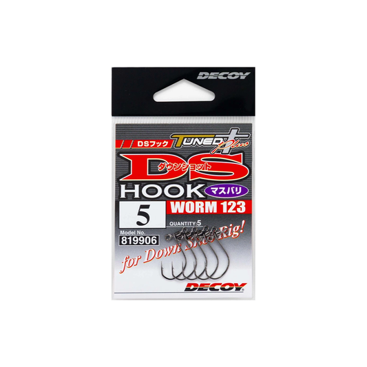 Decoy Worm123 DS Hook, 5-pack
