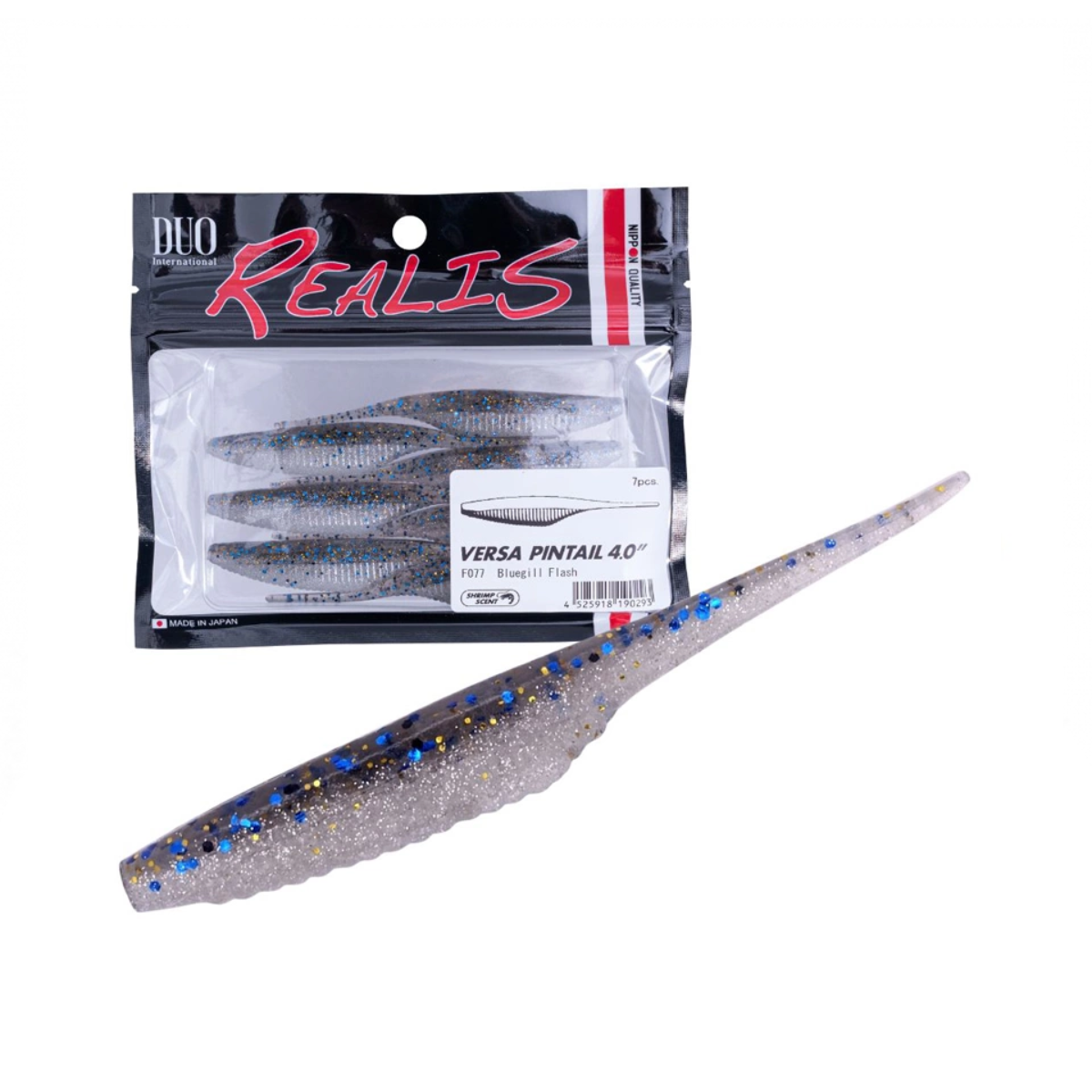 DUO Realis Versa Pintail 10.16cm 4in, 7-pack