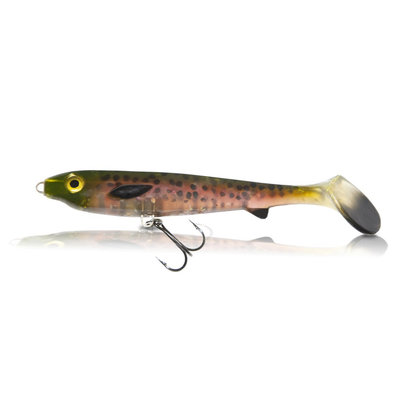 Kanalgratis Flatnose Shad 12cm med Inbyggd Rigg, 3-pack