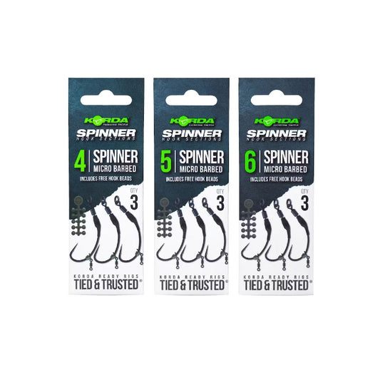 Korda Spinner Hook Sections Spinner 3-pack