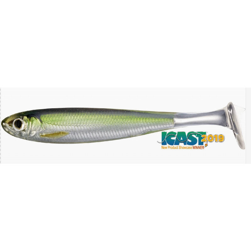 LIVETARGET Slow-Roll Shiner 85mm, 4-pack