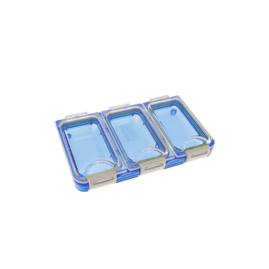 Meiho WP-3 Terminal Tackle Box (115x73x18mm), Blue