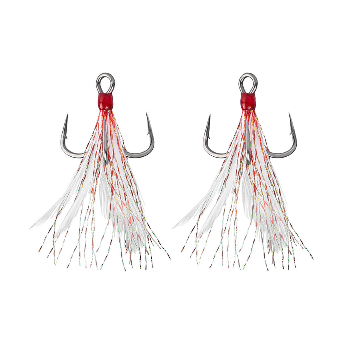 Mustad Feathered In-Line TG Trekrok, 2-pack