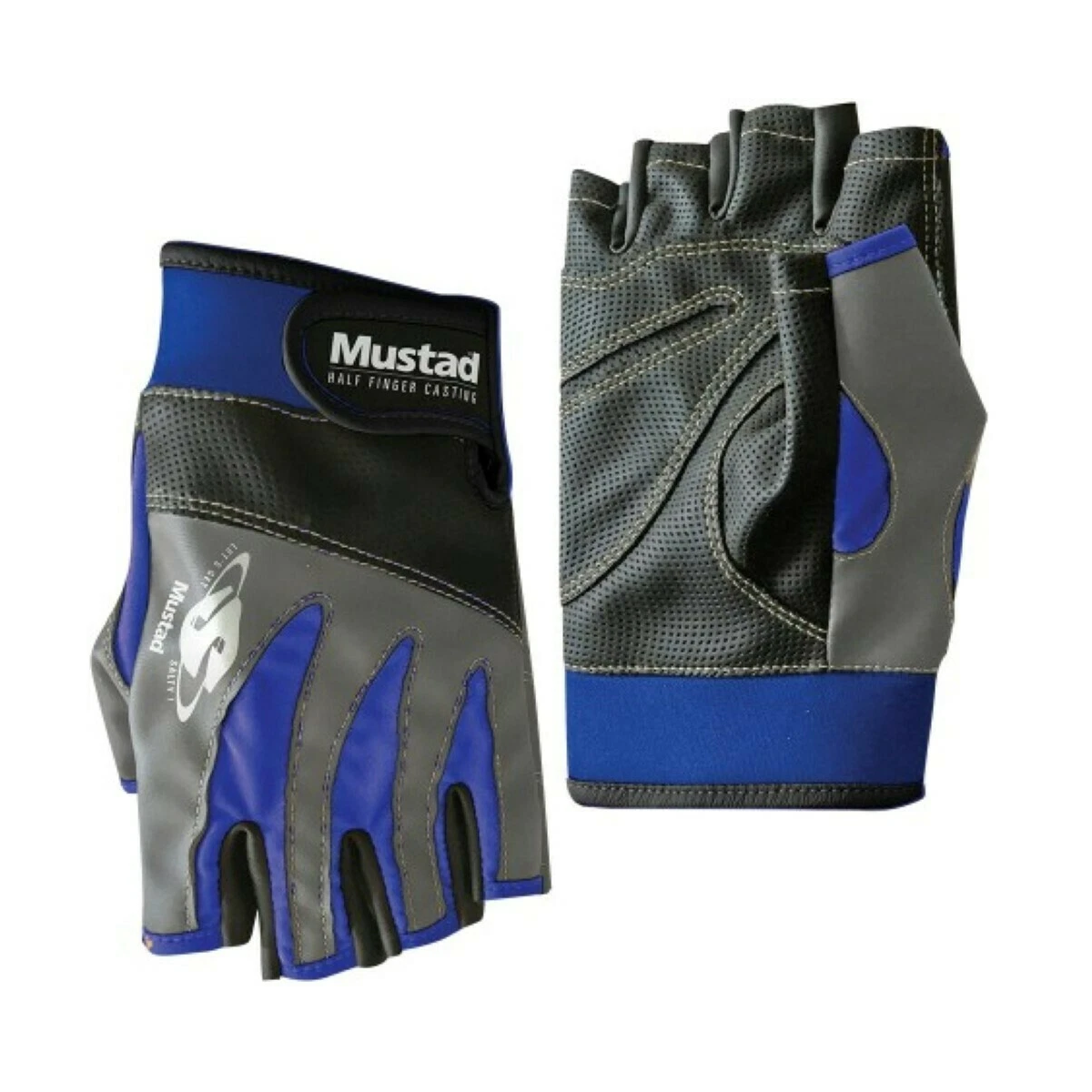 Mustad Half Finger Casting Gloves