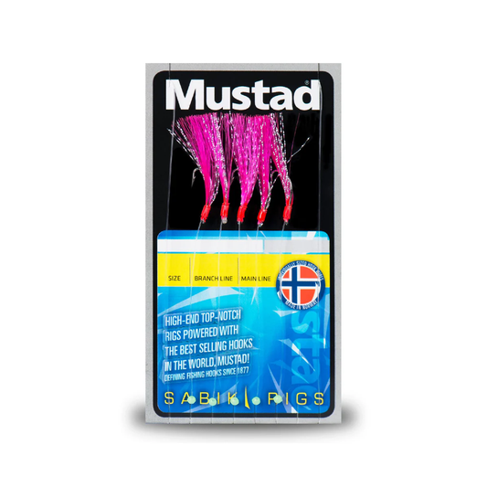 Mustad Fluo Pink Flasher Sabiki Rig #2