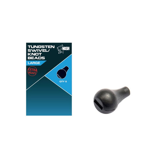 Nash Tungsten Swivel / Knot Beads, 5-pack