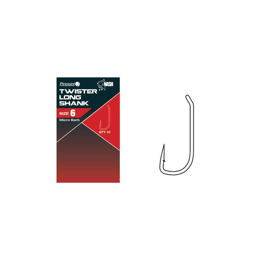 Nash Twister Long Shank, 10-pack