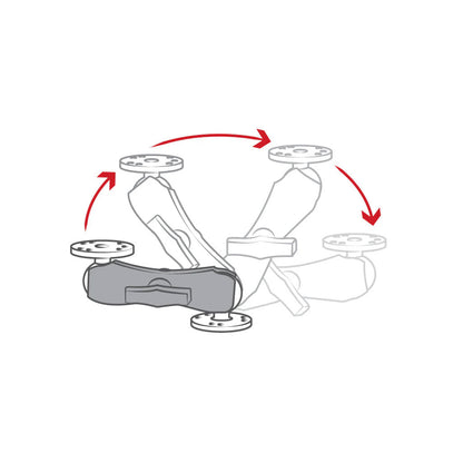 RAM Double Socket Arm - C Size Medium